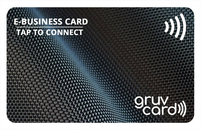 DIGITAL BUSINESS CARD- BLACK CARBON BACKGROUND