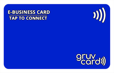 DIGITAL BUSINESS CARD- BLUE BACKGROUND