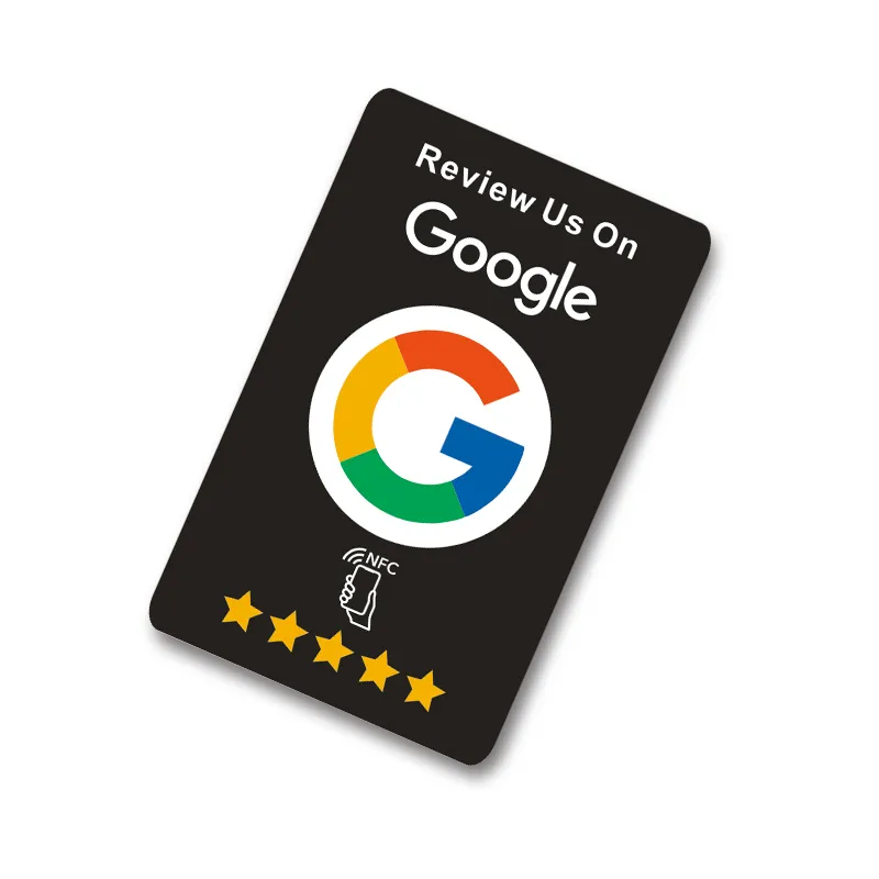 GOOGLE TAP TO REVIEW CARD- BLACK